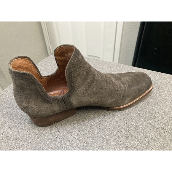 Zodiac Women's Boot Bootie Grey Suede Size  9.5  M  Western Toe - Picture 13 of 16